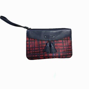 Navy and Red Checkered Clutch by Vera Bradley